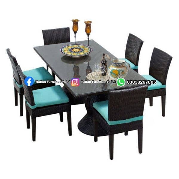 coffee set outdoor indoor garden rattan furniture 11