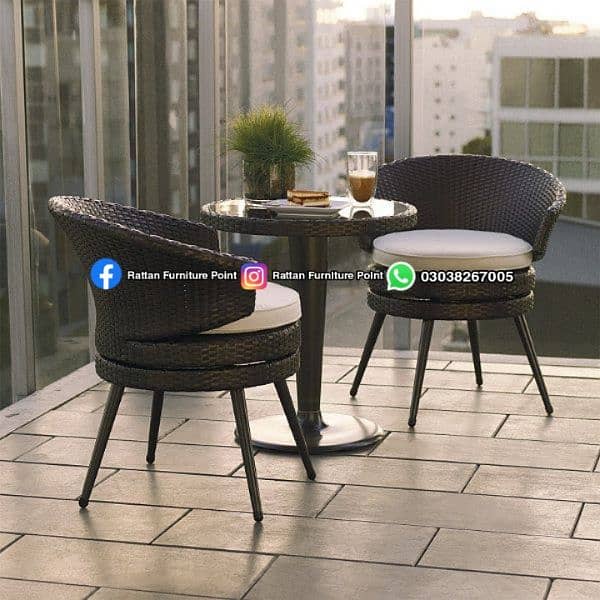 coffee set outdoor indoor garden rattan furniture 16