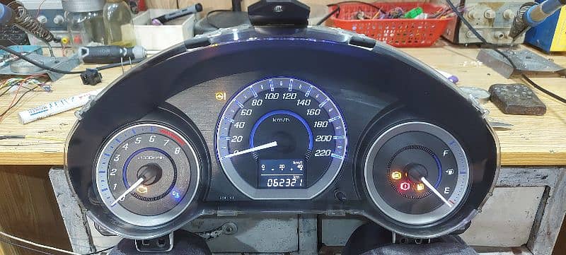 City 2018 Blue Speedometer 1