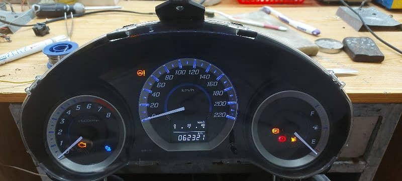 City 2018 Blue Speedometer 3