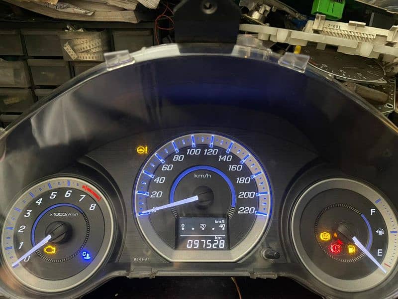 City 2018 Blue Speedometer 4