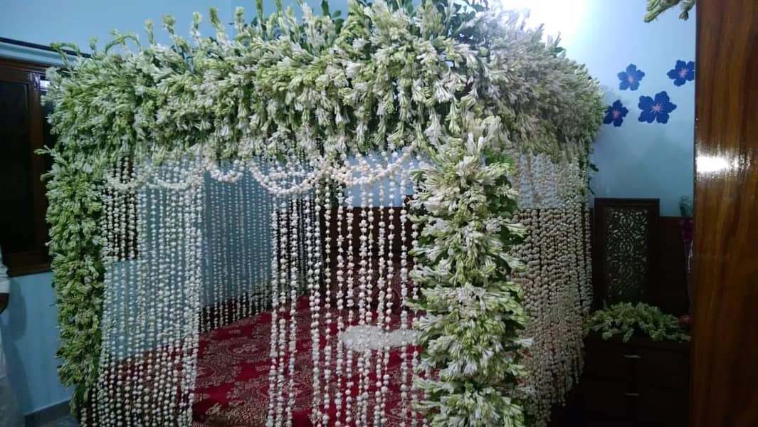 Nikkah decoration/barat decor/mehndi decor/event decoration/car decor 11