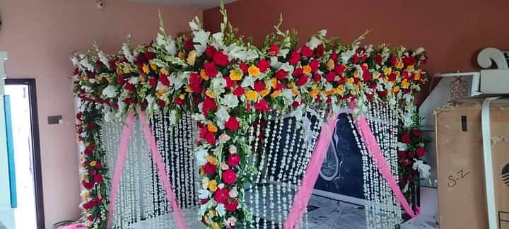 Nikkah decoration/barat decor/mehndi decor/event decoration/car decor 15