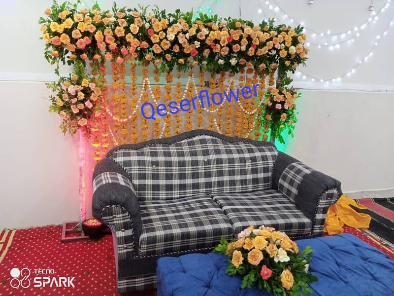 Nikkah decoration/barat decor/mehndi decor/event decoration/car decor 19