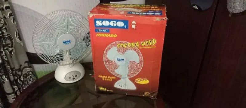 Sogo Table Fan 12V 0