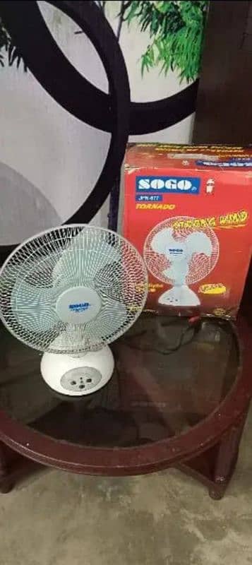 Sogo Table Fan 12V 1