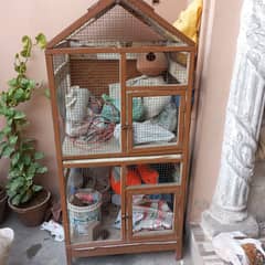 Wooden Cage for birds