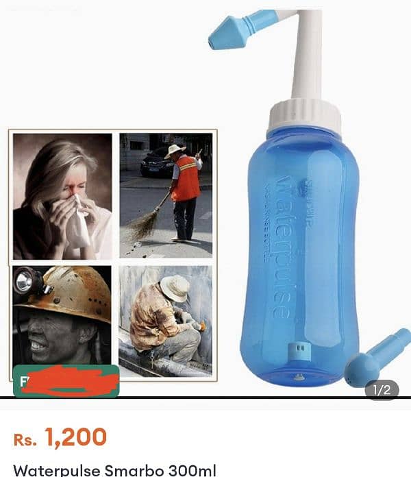 Nose cleaning Cleaner waterpulse smarbo 300ml 3