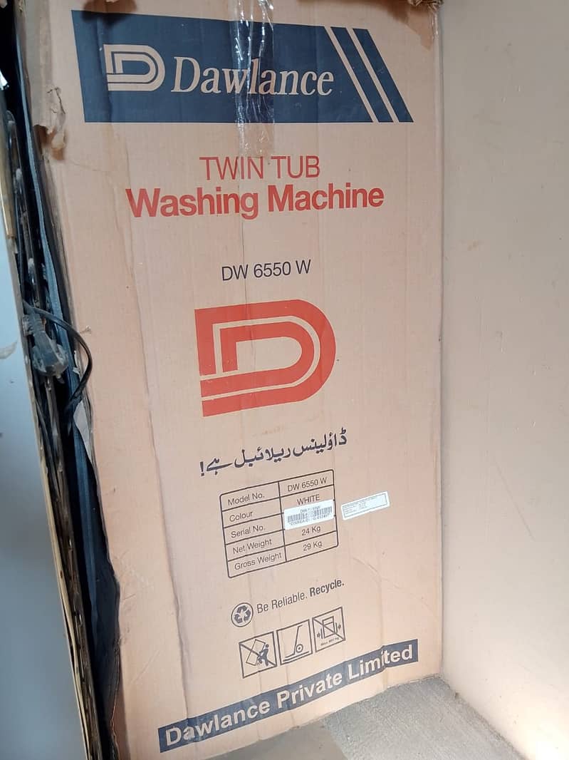 Dawlance Washing Machine DW-6550W 0