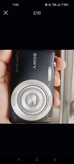 SONY CYBER SHOT CAMERA E37 BLACK NOIR