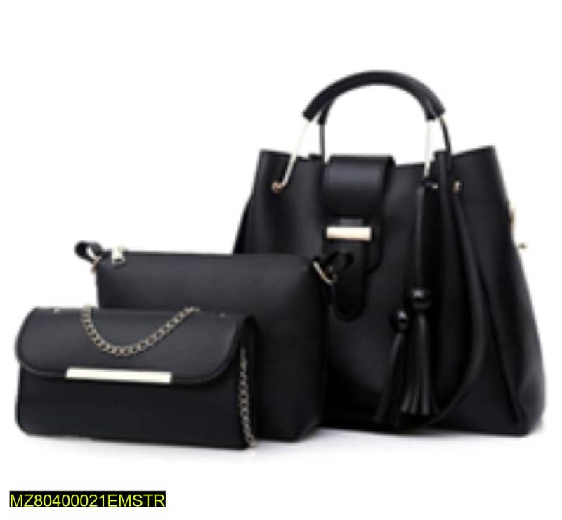 Woman handbags, woman handbags,Shoulder bag, 3 pcs bags 5