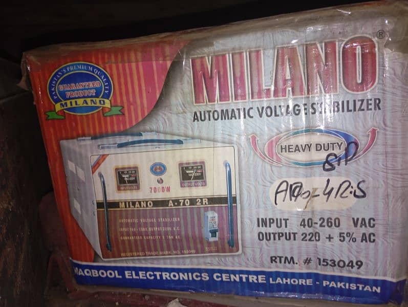 stabilizer 7000W MILANO 1