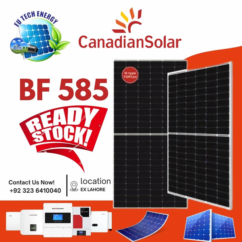 Canadian Solar 575W N-type Bifacial Panel | solar panels 0