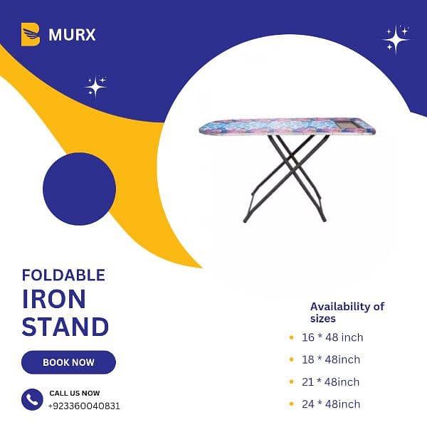 Foldable Iron Stand For Sale 3