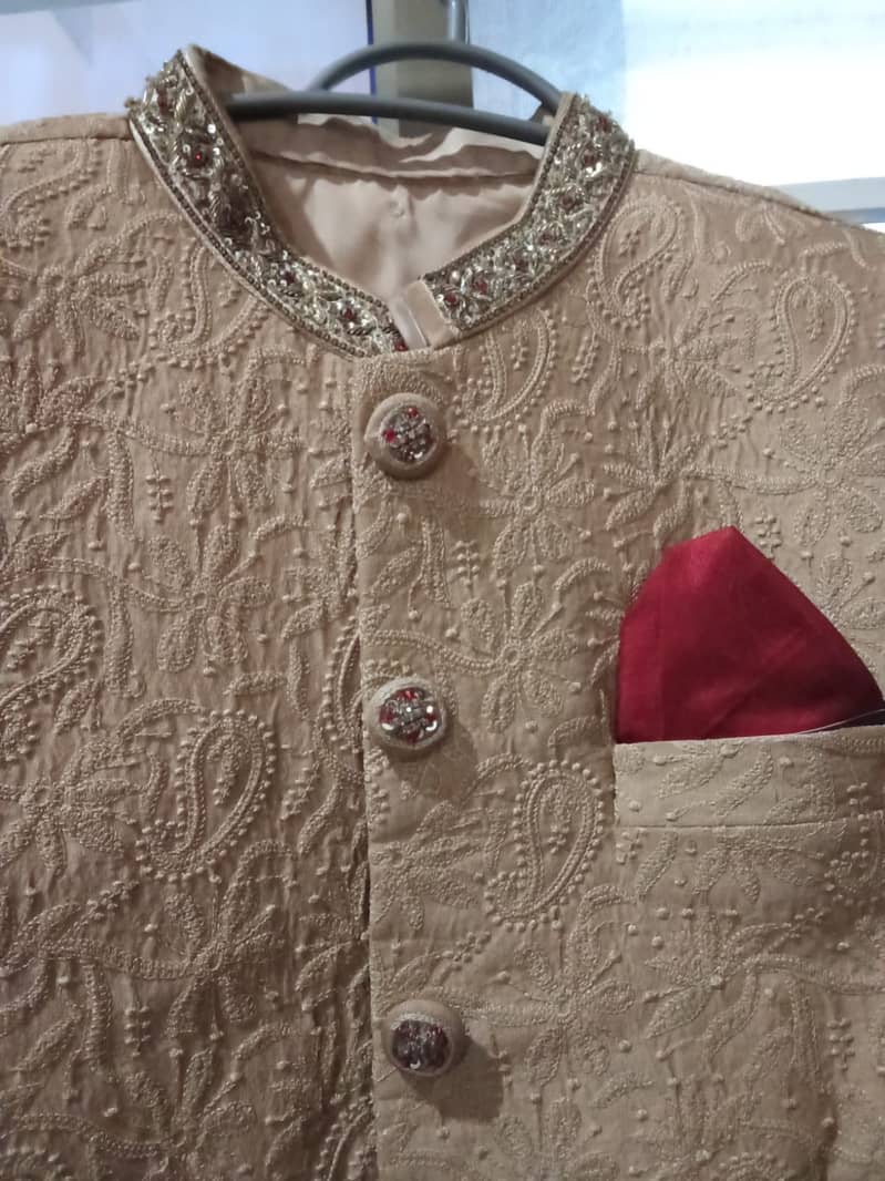 Sherwani & Prince coat with Khussa & Qulla 9