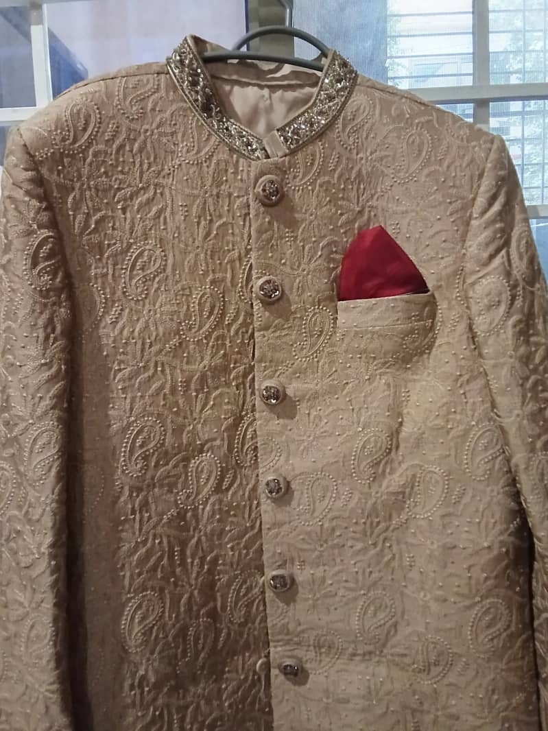 Sherwani & Prince coat with Khussa & Qulla 11