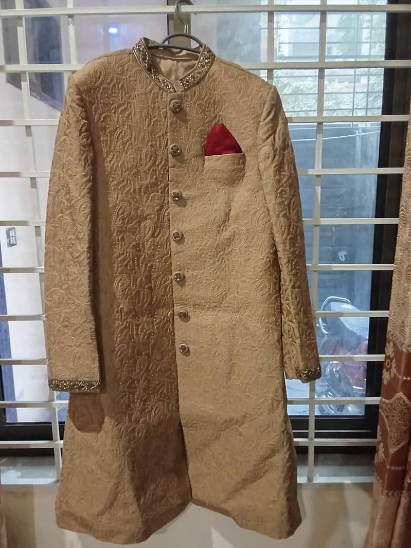 Sherwani & Prince coat with Khussa & Qulla 14