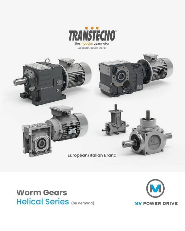 Electrical gear motor | Medium & small reduction | Worm gear | VFD's 0