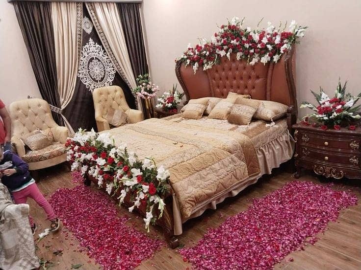 Nikkah decoration/barat decor/mehndi decor/event decoration/car decor 1