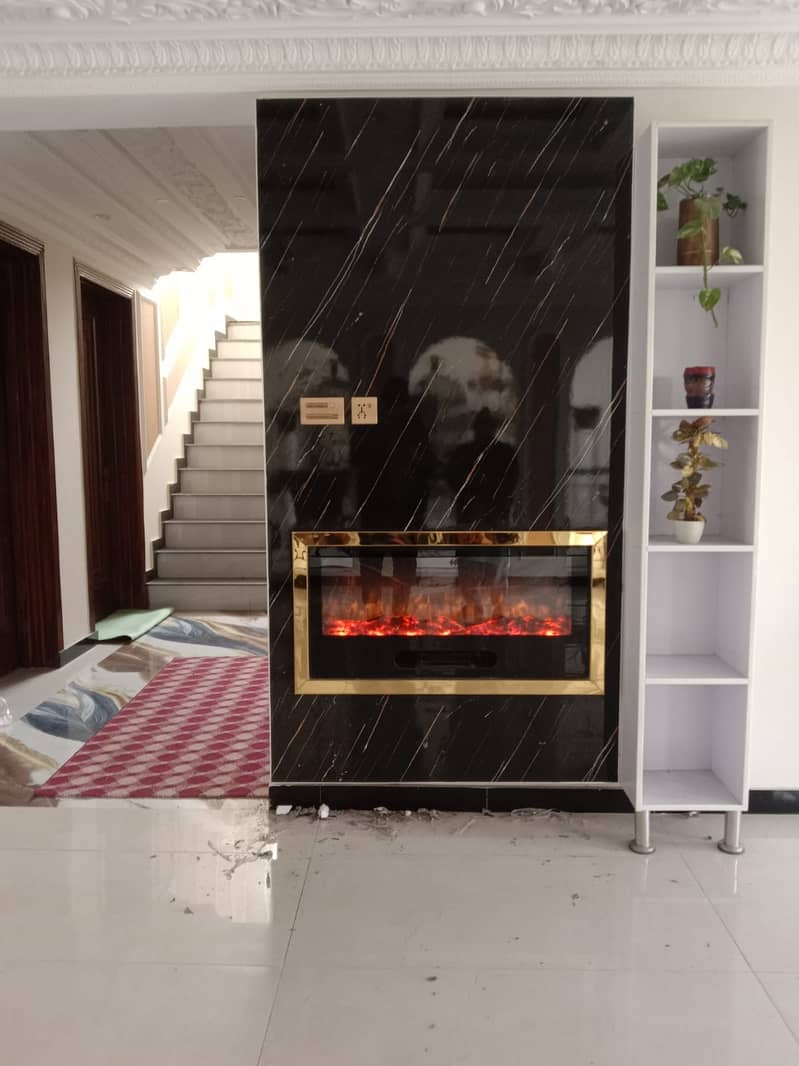 fire place / Marble fire place / fireplace / steel copper fireplace 10