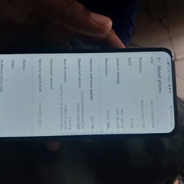 Huawei y9 prime urgent sale 6