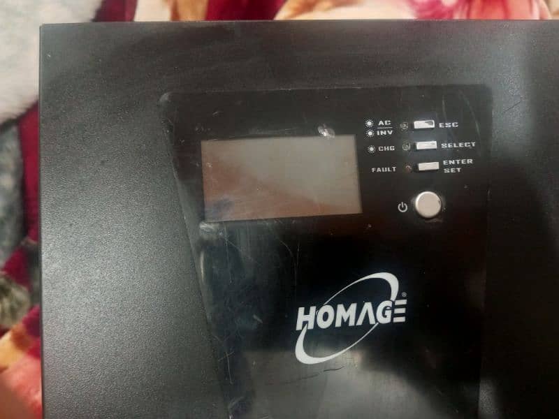 homage ups inverter + Soler supported 2