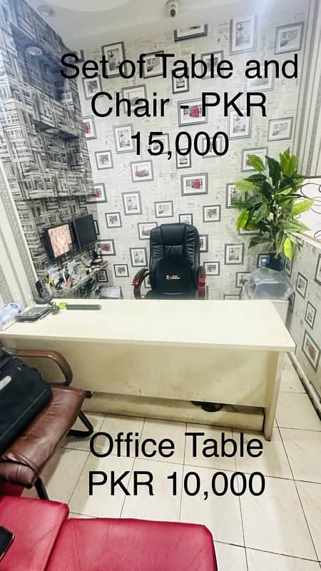 office furniture, take all in 150k, see picture for individual price 1