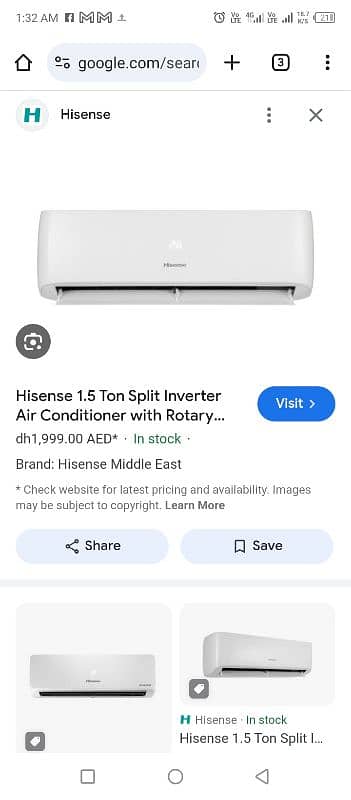 Hisense 1.5ton 9