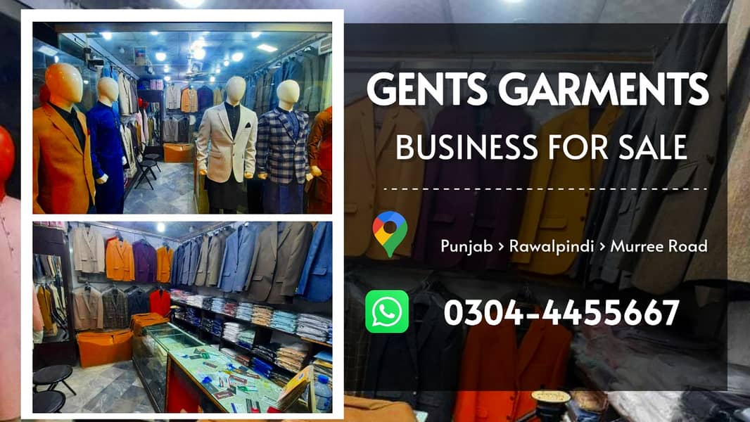 garments business  for sale / Business for sale/ shop for sale 0