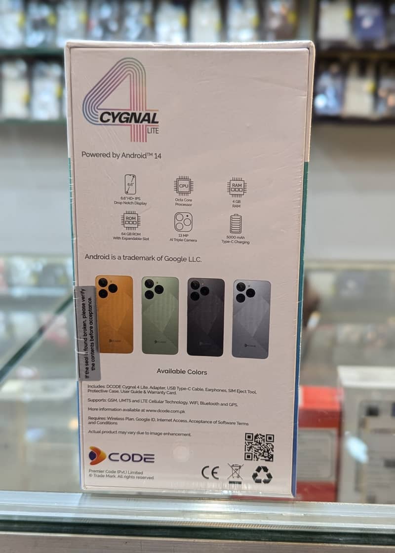 Dcode Cygnal 4 Lite Mobile 4/64 Whatsapp 03477803899 1