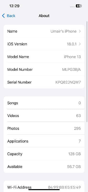 Iphone 13 128 GB NON PTA 4