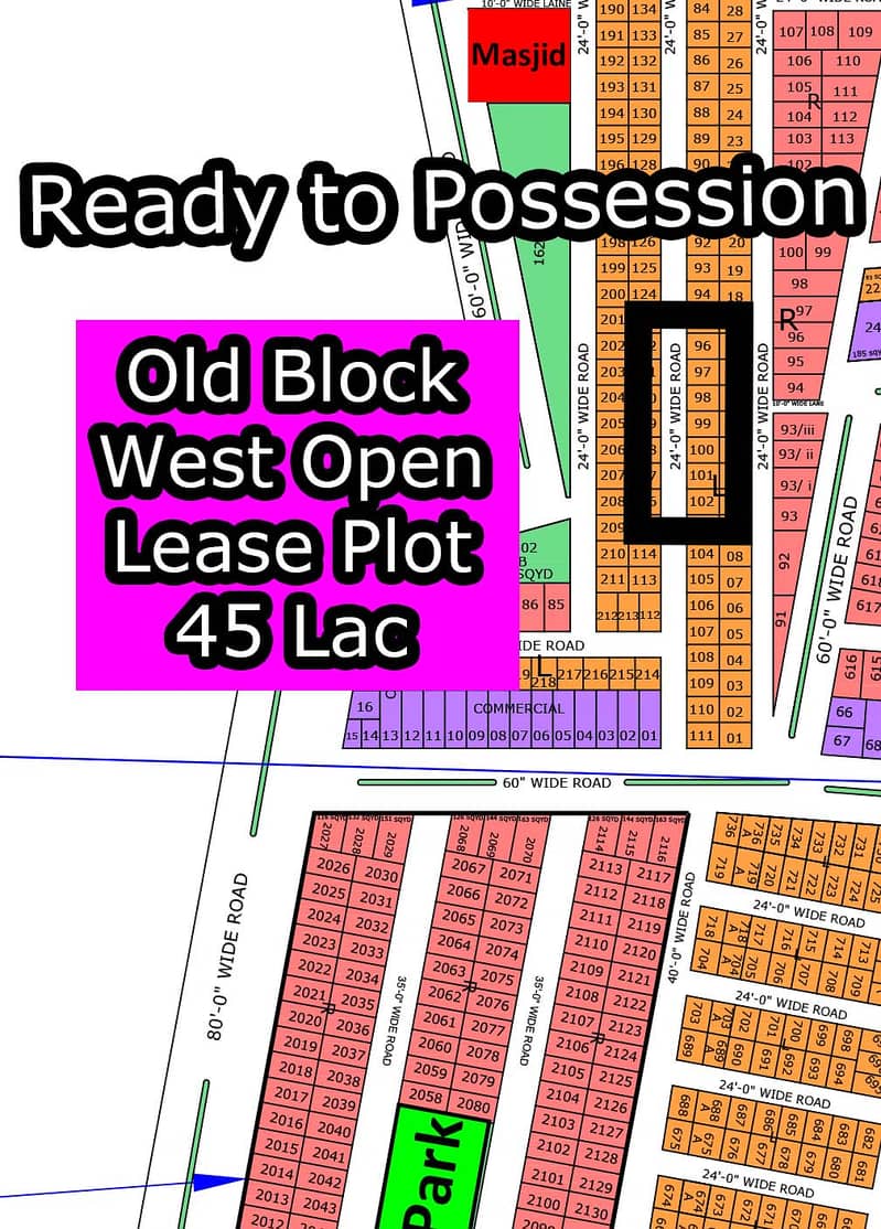 L - (Leased File + West Open) North Town Residency Phase - 01 (Surjani) 1