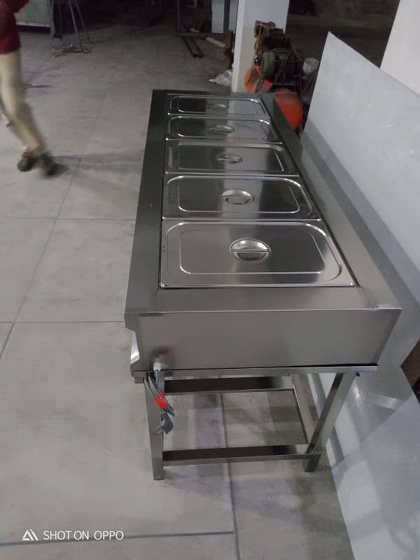 Bain-marie commercial kitchen equipment Consultant pizza oven 1