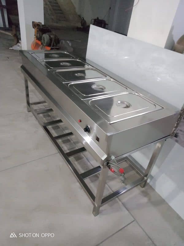 Bain-marie commercial kitchen equipment Consultant pizza oven 5