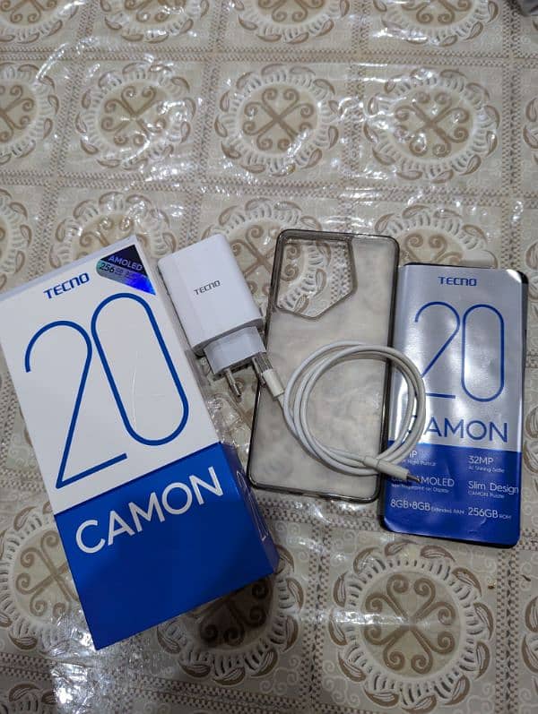 TECHNO CAMON 20 256 GB OFFICIAL PTA APPROVED 0