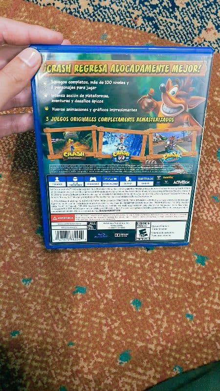 Play station original  CD  game. Crash Bandicoot N'sane trilogy. 4