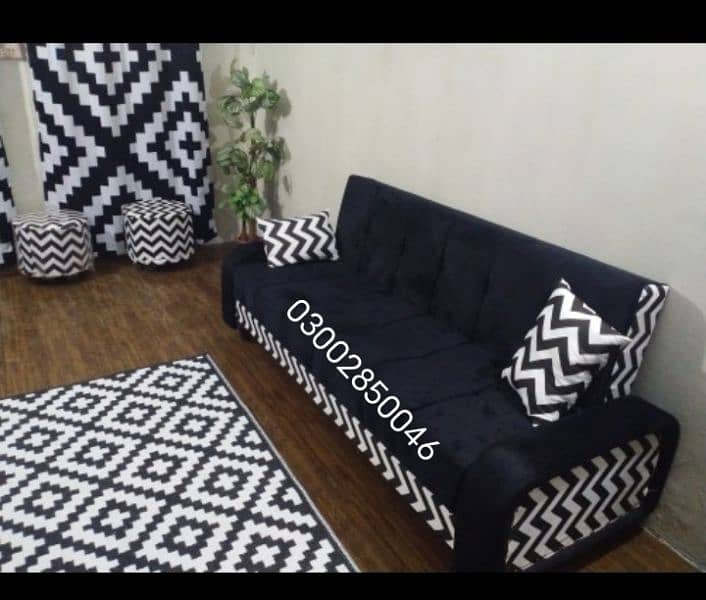 Cumbed stylish modern 3 seater 3