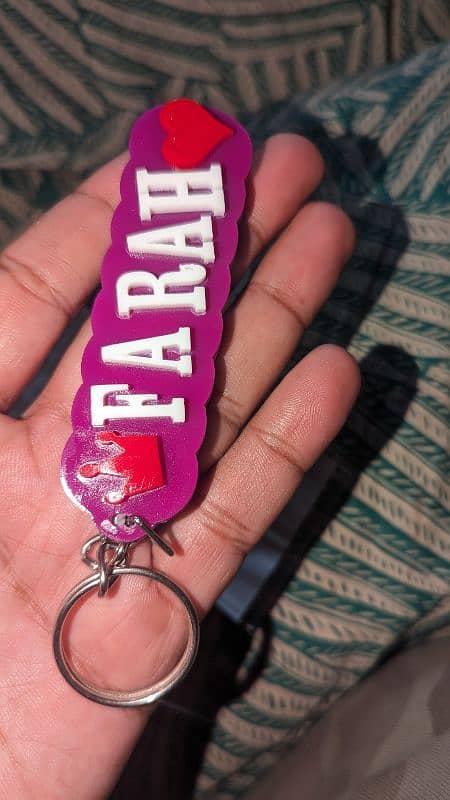 Farah Name Key chain 2