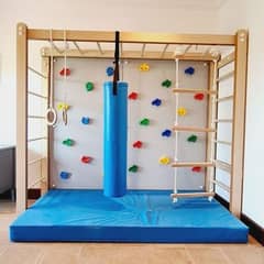 monkey bar/wall climbing/indoor setup/kids swing/kids activity/swings/