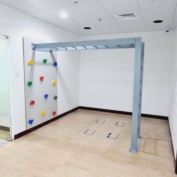 monkey bar/wall climbing/indoor setup/kids swing/kids activity/swings/ 1