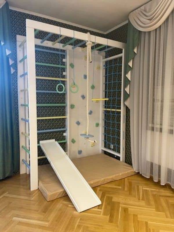 monkey bar/wall climbing/indoor setup/kids swing/kids activity/swings/ 11