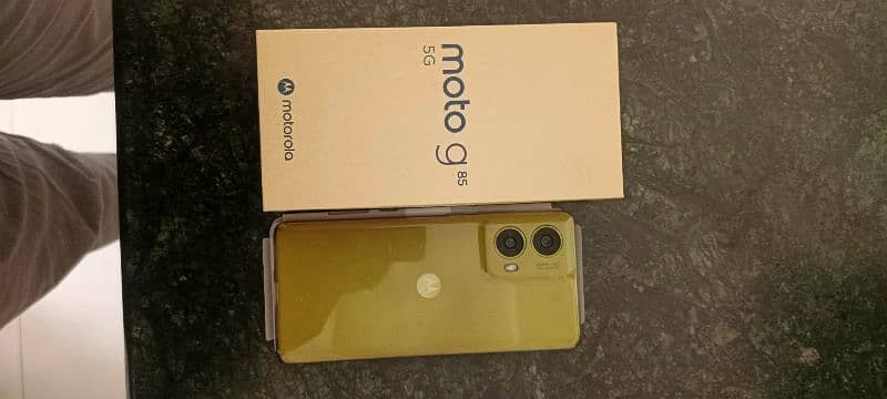 Moto G 85 Just box open 3