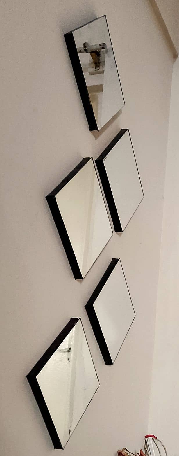 Elegant set of _5_ looking mirrors. 4