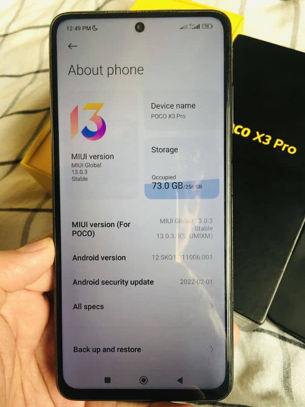 Poco X3 Pro 8+3/256 GB (Dual Sim Approved) 2