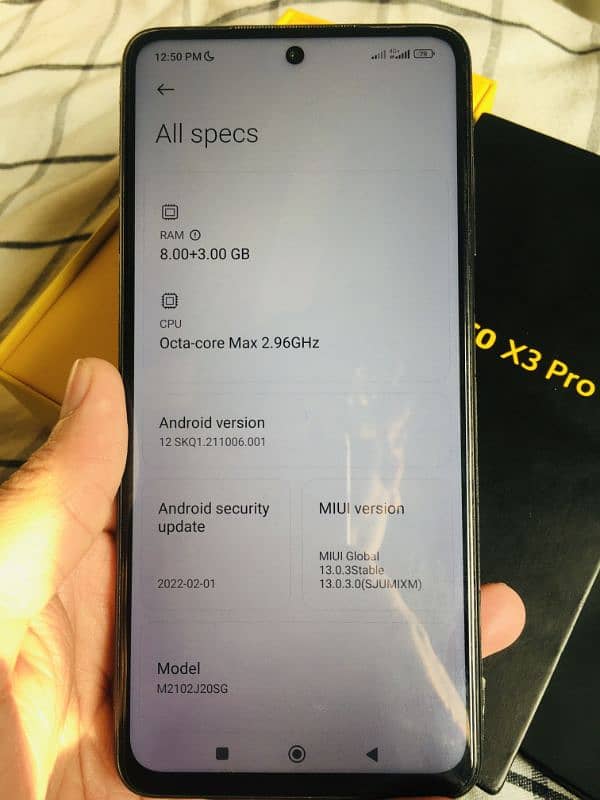 Poco X3 Pro 8+3/256 GB (Dual Sim Approved) 4