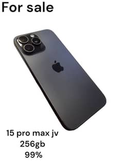 15 pro max jv 256gb 99% 10/10