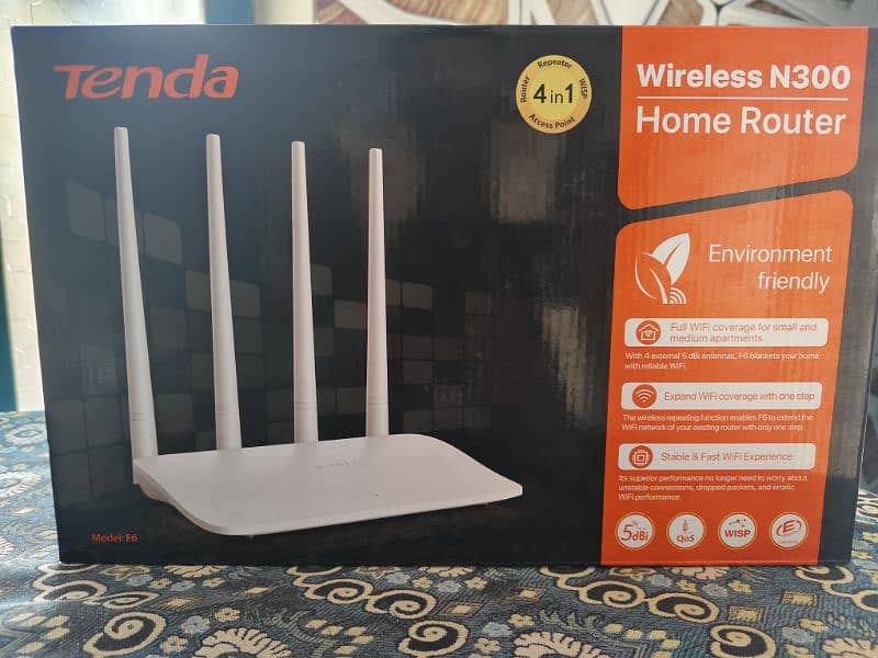 Brand Tenda F6 Wireless N300 | WiFi Router 0