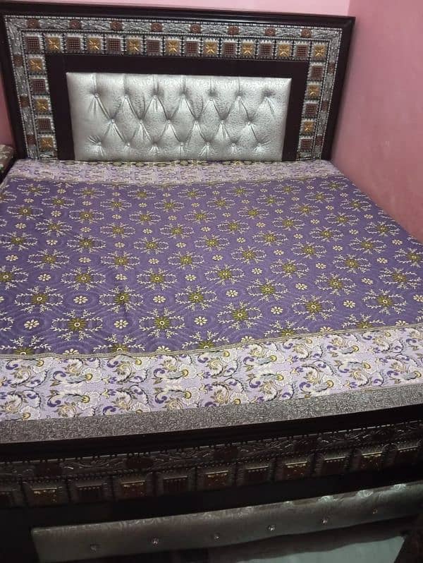 Wooden bed for sale 2