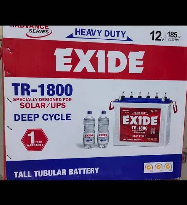 Exide TR-1800 185AH 3