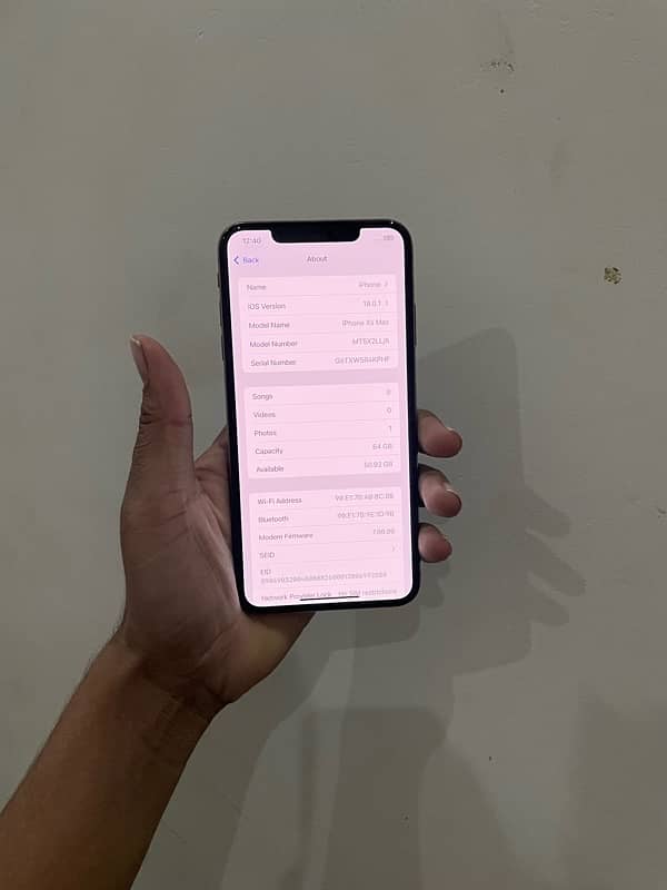 iPhone XS maxx 64gb Pta approved 7